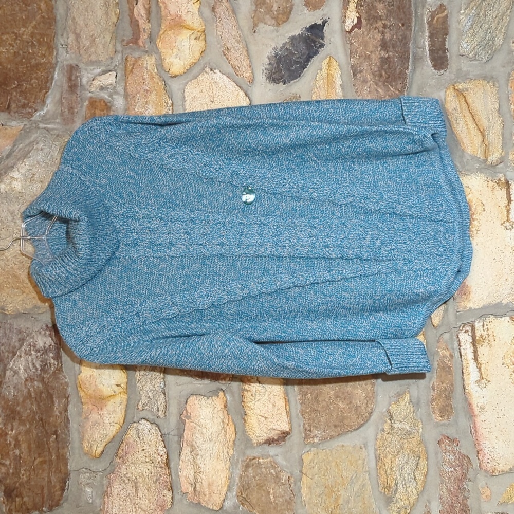 L.l.Bean cable knit cowl neck sweater